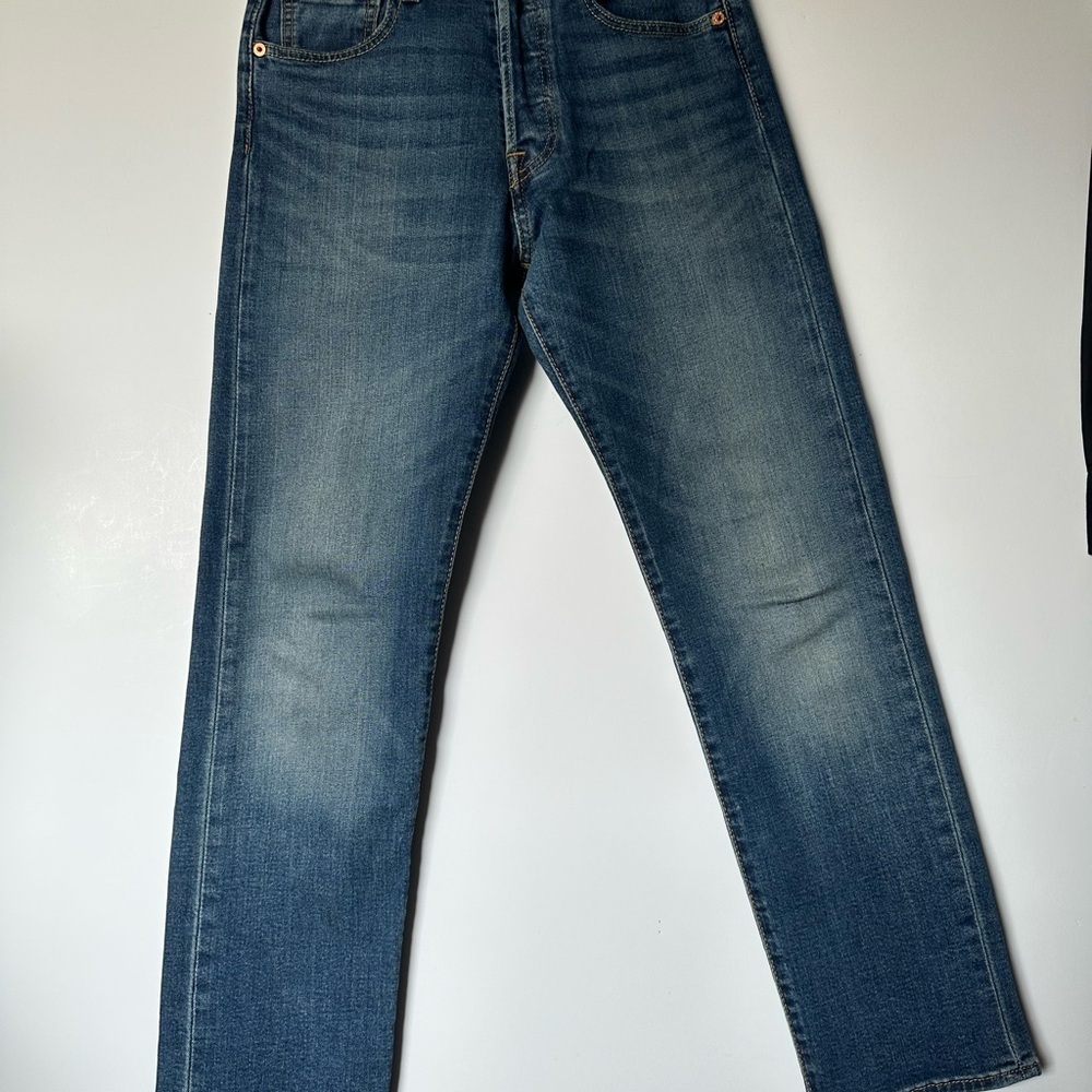 501 Levi's Men's Straight Jeans - Deep Blue Size W28 L30